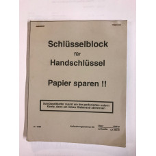 MILITARY PROP HIRE - German WW2 spare paper notebook