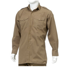 WW2 British Army Officers shirt tan