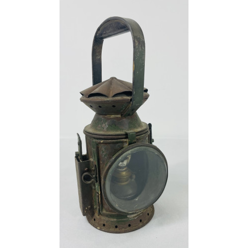 MILITARY PROP HIRE - WW2 British railways oil lamp lantern