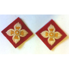 WW2 Infantry Korps Pips - 1 Pair - British Insignia