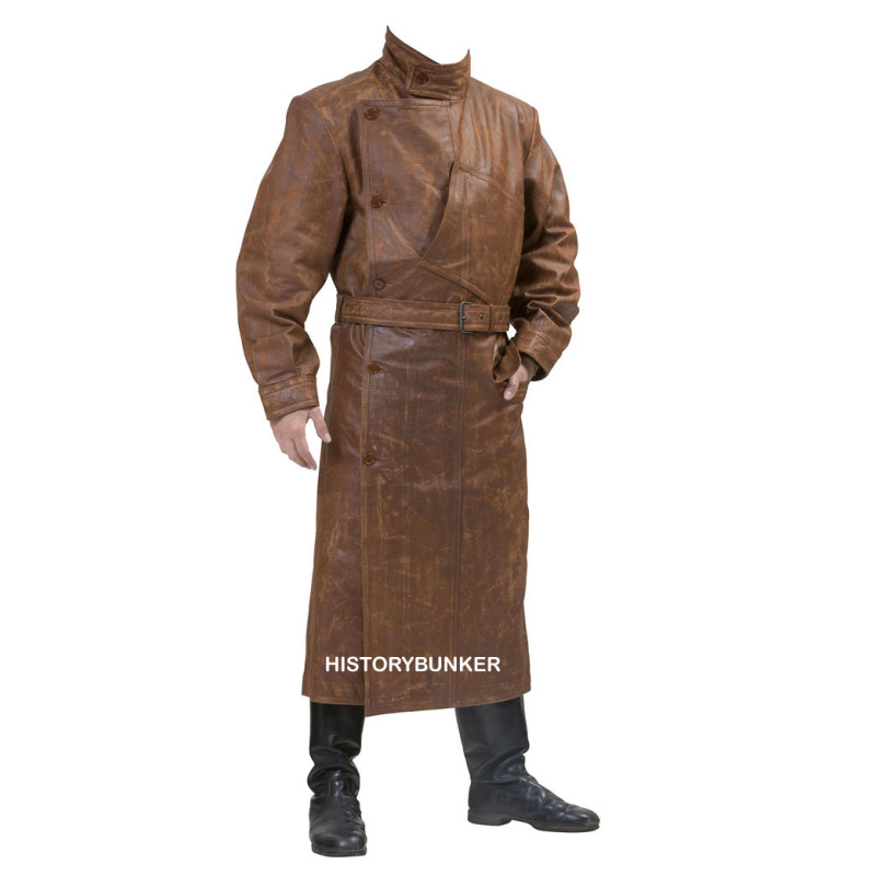WW1 RFC Royal Flying Corps leather coat - VINTAGE LOOK