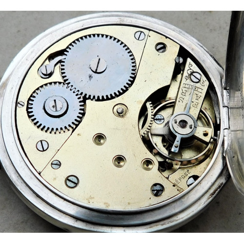 1907 Silver Half Hunter Pocket Watch