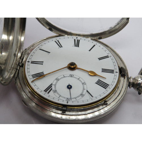 1907 Silver Half Hunter Pocket Watch