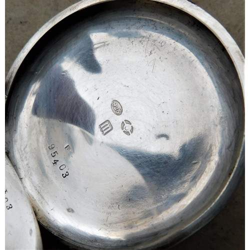 1907 Silver Half Hunter Pocket Watch