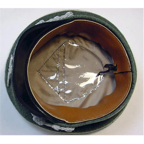 SS Officers Field Grey Visor Cap