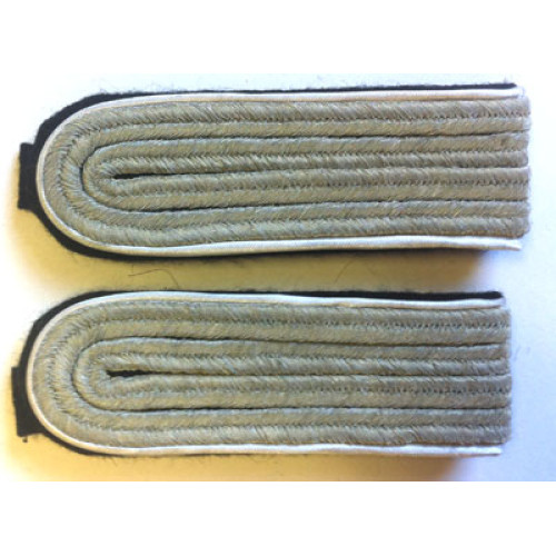 German SS Shoulder Boards - Lieutenant - Captain Ranks - Infantry