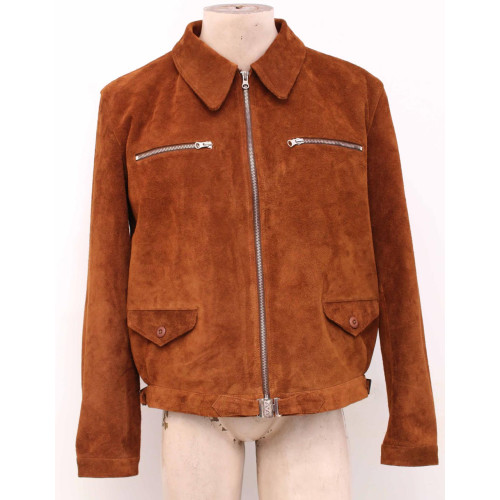 WW2 German Luftwaffe Eric Hartmann SUEDE jacket BROWN
