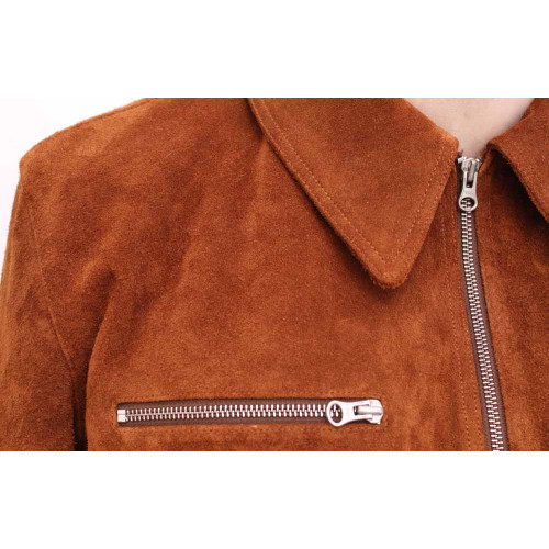 WW2 German Luftwaffe Eric Hartmann SUEDE jacket BROWN