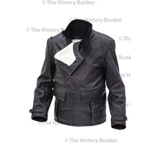 WW1 Royal Flying Corps leather coat  short version - BLACK