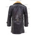 Czech Sniper leather coat - BLACK