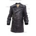 Czech Sniper leather coat - BLACK