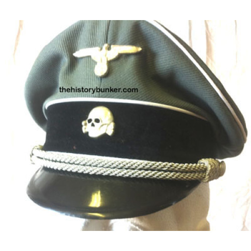 Tricot SS visor - WW2 German officers cap