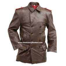 U-Boat DECK leather jacket - German Navy leather (BROWN) - vintage leather jacket