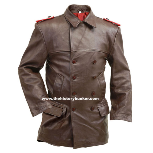 U-Boat DECK leather jacket - German Navy leather (BROWN) - vintage leather jacket