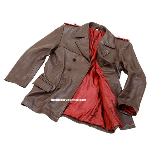 U-Boat DECK leather jacket - German Navy leather (BROWN) - vintage leather jacket