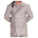 U-boat Kriegsmarine leather Deck jacket - Kriegsmarine leather jacket - GREY - TUNIC ONLY