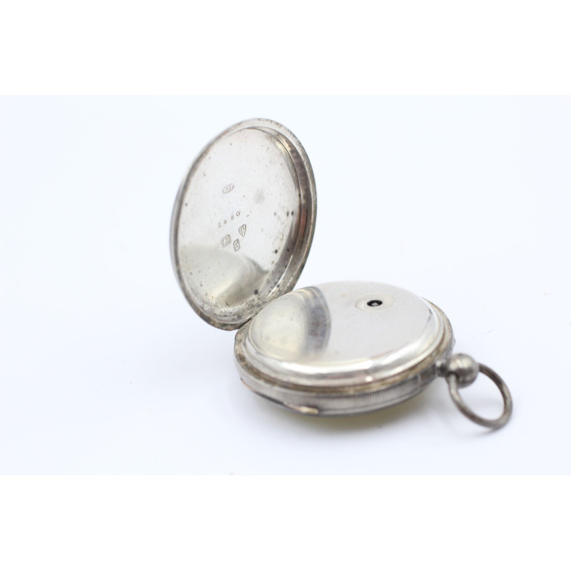 1880 Silver Open Face Pocket Watch
