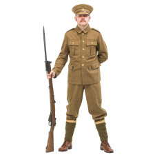 WW1 British Army Soldiers Uniform 1914 with no webbing FOR HIRE
