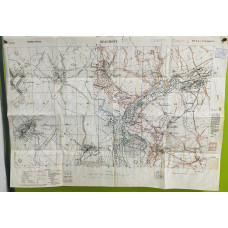 MILITARY PROP HIRE - WW1 British Map of Beumont Hamel 1916
