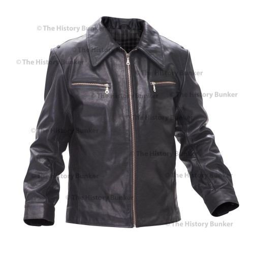 WW2 German Luftwaffe Stumbock leather jacket BLACK