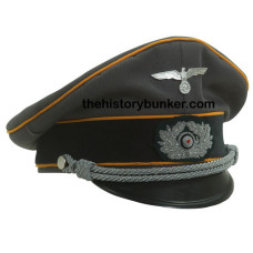 WW2 Heer Signals - German Officers Cap